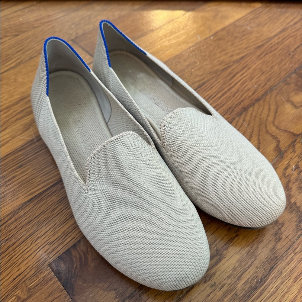 Ecru Rothy’s Loafers